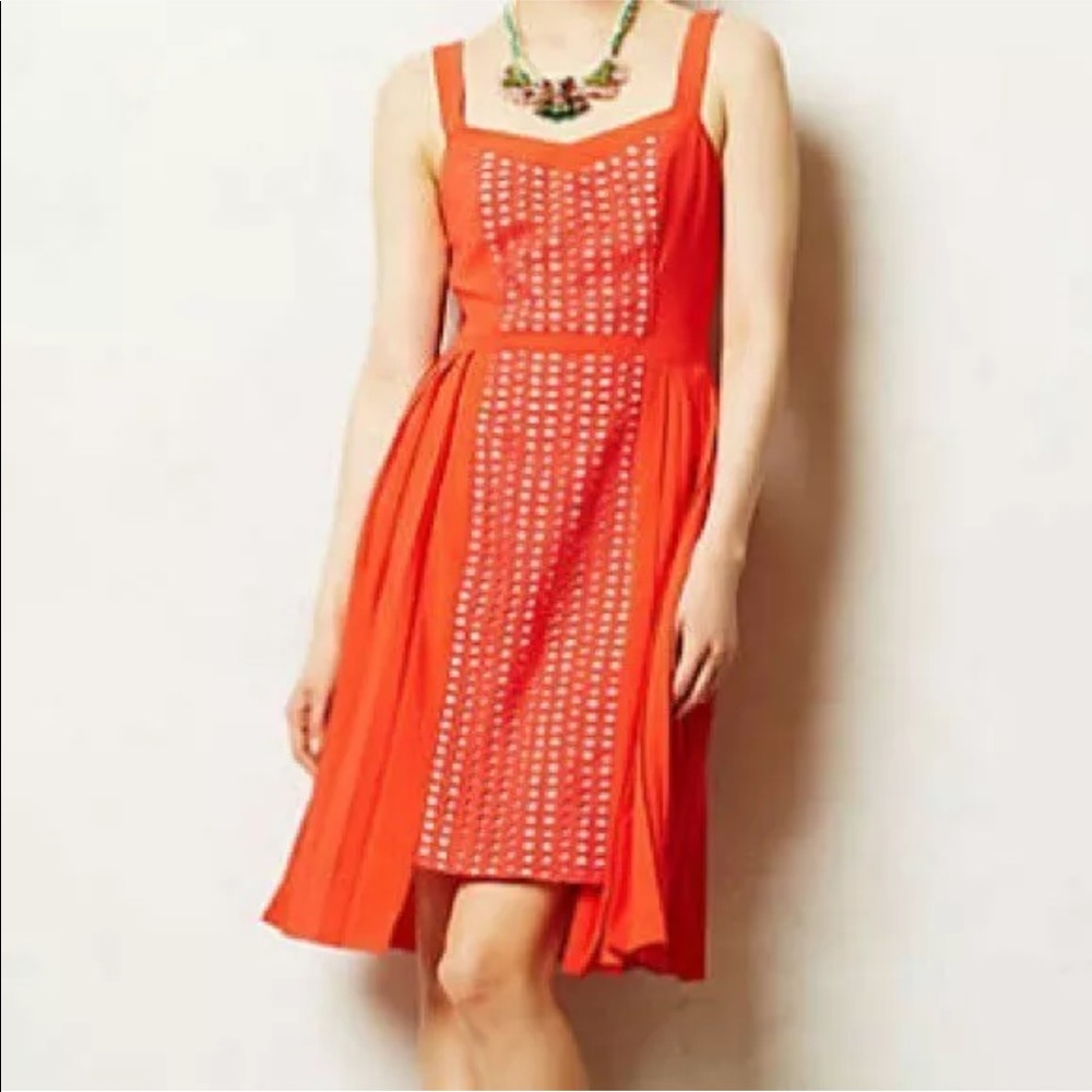 Anthropologie Neria Pleated Dress Timo Weiland 10